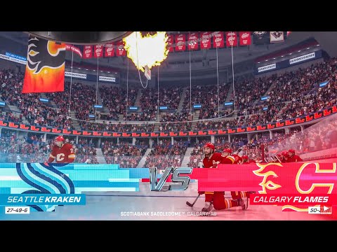 Seattle Kraken vs Calgary Flames 11/1/2022 NHL 23 Gameplay