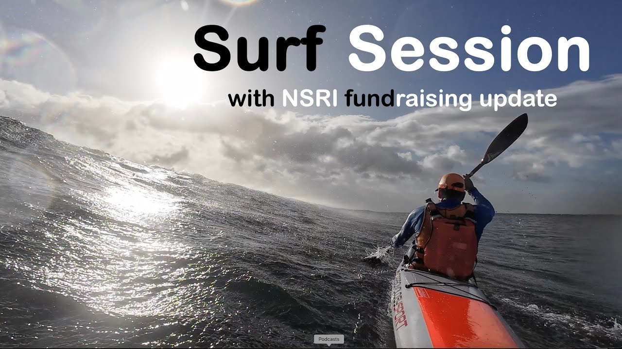 SURFSKI: Muizenberg wave surfing with NSRI fundraising update