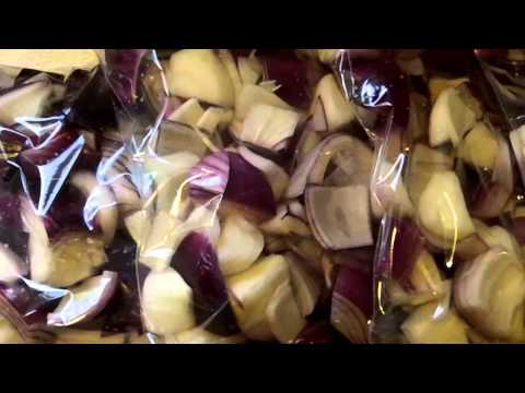 Red Onion Freezer Preparation 10/20/12