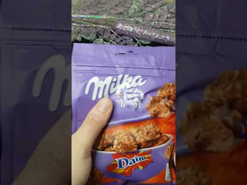 ASMR "Milka Daim Chocolate Opening" #asmrdelightsdream