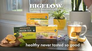 Bigelow Tea Bigelow's Lemon Ginger Herbal Tea with Probiotics