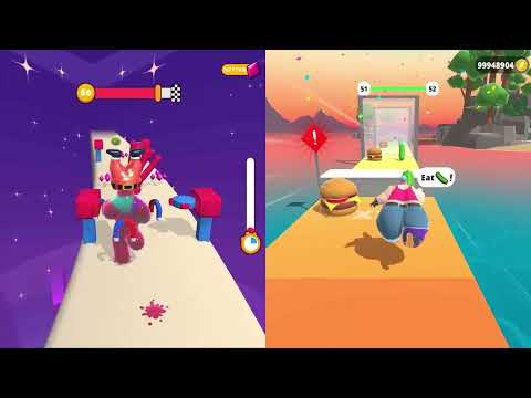 Blob Runner 3D Vs Fat 2 Fit Gameplay Android,IOS