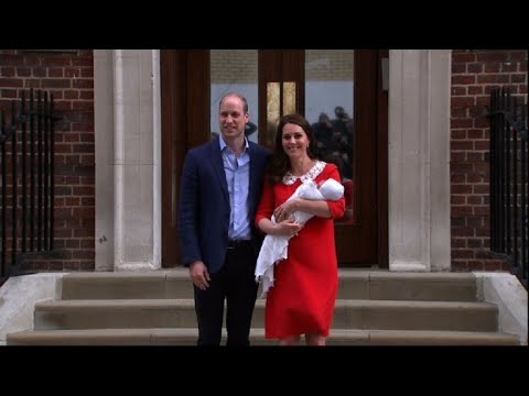 Prince William and Kate leave hospital with newborn baby