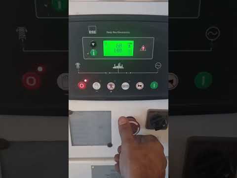 emergency stop signal in generator controller