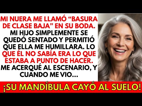 Mi nuera me llamó "basura de clase baja" en la boda, así que revelé que su “familia rica” era falsa.