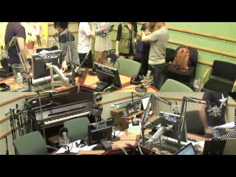 120619 Kiss the Radio - Luna Steals Sungmin's Watch