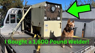 I Bought The Biggest Welder on Craigslist - It Came With Some Surprises...