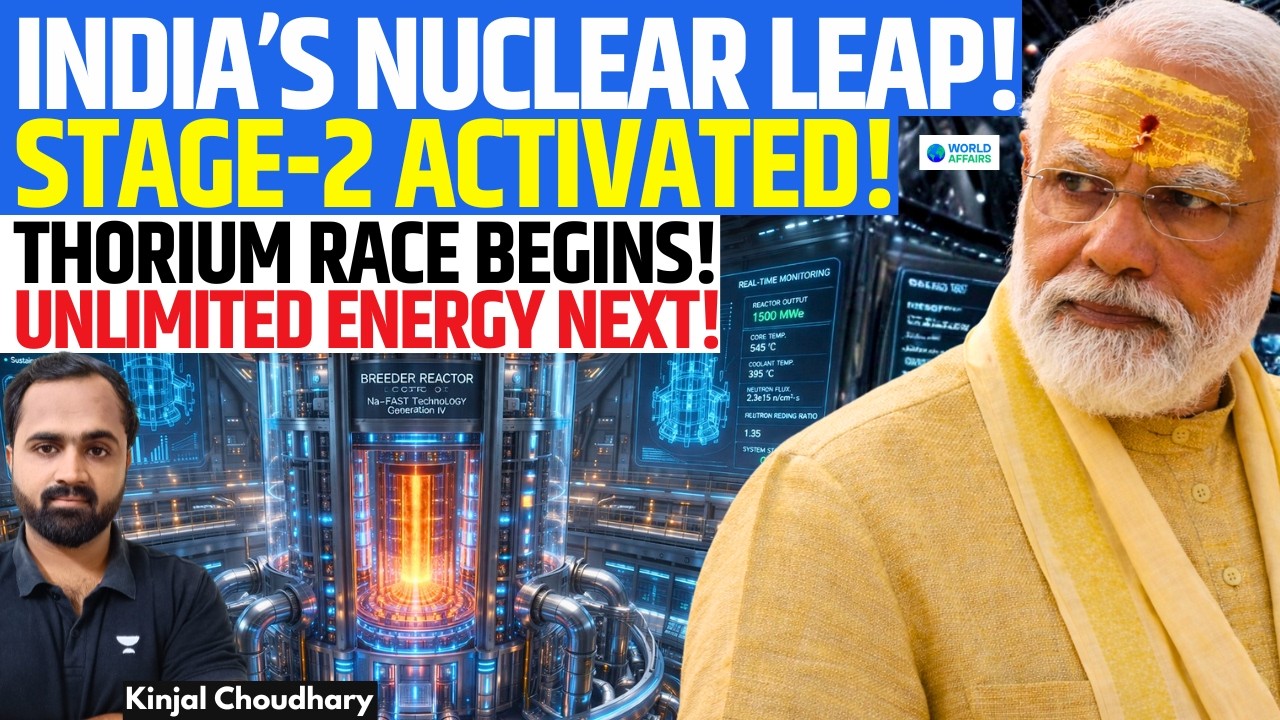 India One Step Away from Unlimited Energy | Stage-2 Nuclear Reactor Critical! Thorium Next | Kinjal