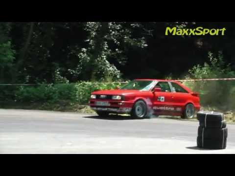 Rally sprint Myślenice 2012 audi 80 coupe quattro "małpi"