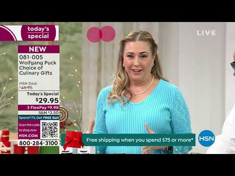 HSN | Chef Wolfgang Puck Gourmet Gifts 12.01.2023 - 07 PM