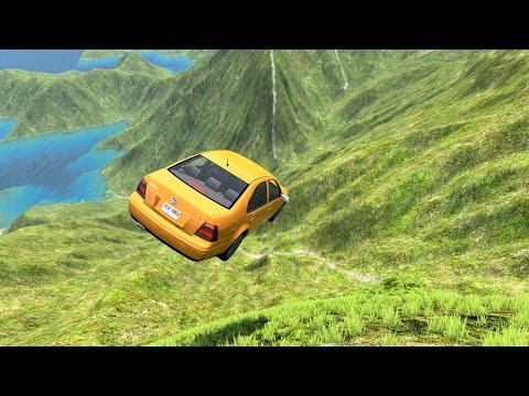 Cars vs Cliff Drops - BeamNG.Drive