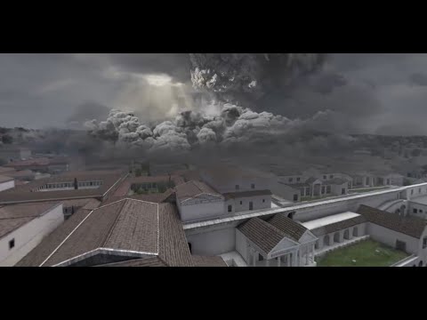 Ercolano - L'Eruzione - video 360° App 3D