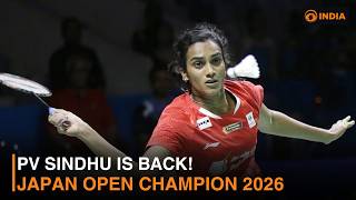 PV Sindhu Wins Japan Open 2026 🏆 | Beats Akane Yamaguchi to End 19-Month Title Drought