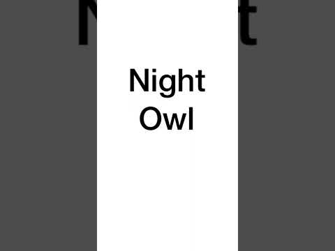 “Night Owl” IPhone ringtone