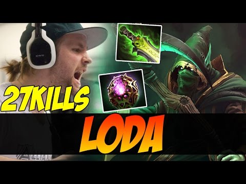 Loda Plays Necrophos WITH 27 KILLS - Dota 2