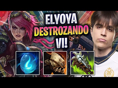 ELYOYA JUEGA CONTRA TRISTANA JUNGLA! - MAD Elyoya Juega Vi Jungla vs Tristana! | Season 2023