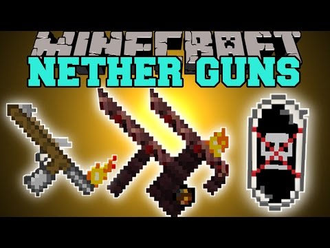 PopularMMOs - Minecraft: NETHER GUNS (NEW ITEMS, SPECIAL CAPSULES, MOB FINDER, & MORE!) Mod Showcase