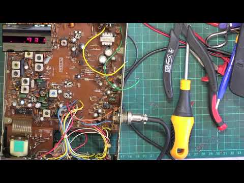 Audioline 341 CB27/81 UK FM CB radio -  reverse power repair
