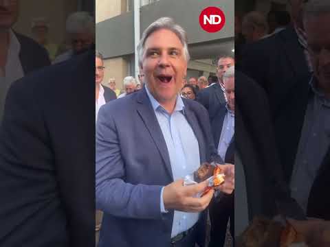 Gobernador Martín Llaryora en la Fiesta Nacional del Trigo en Leones