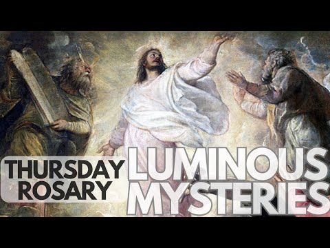 HOLY ROSARY THURSDAY APRIL 04 2024🌷LUMINOUS MYSTERIES🌷NO ADS📿AND WITH IMAGES TO MEDITATE