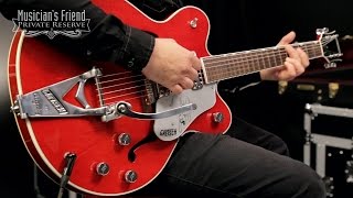 Video thumbnail for Gretsch Guitars G6137TCB Panther Center-Block Electric Guitar, Flagstaff Sunset by Musician's Friend