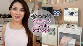 Awesome Vanity Set with Jewelry Storage (Bedroom)