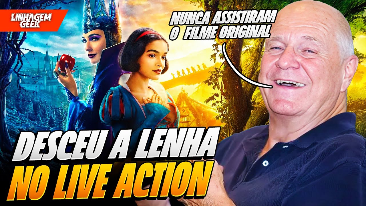 FILHO DO CRIADOR DE BRANCA DE NEVE DETONA O LIVE ACTION