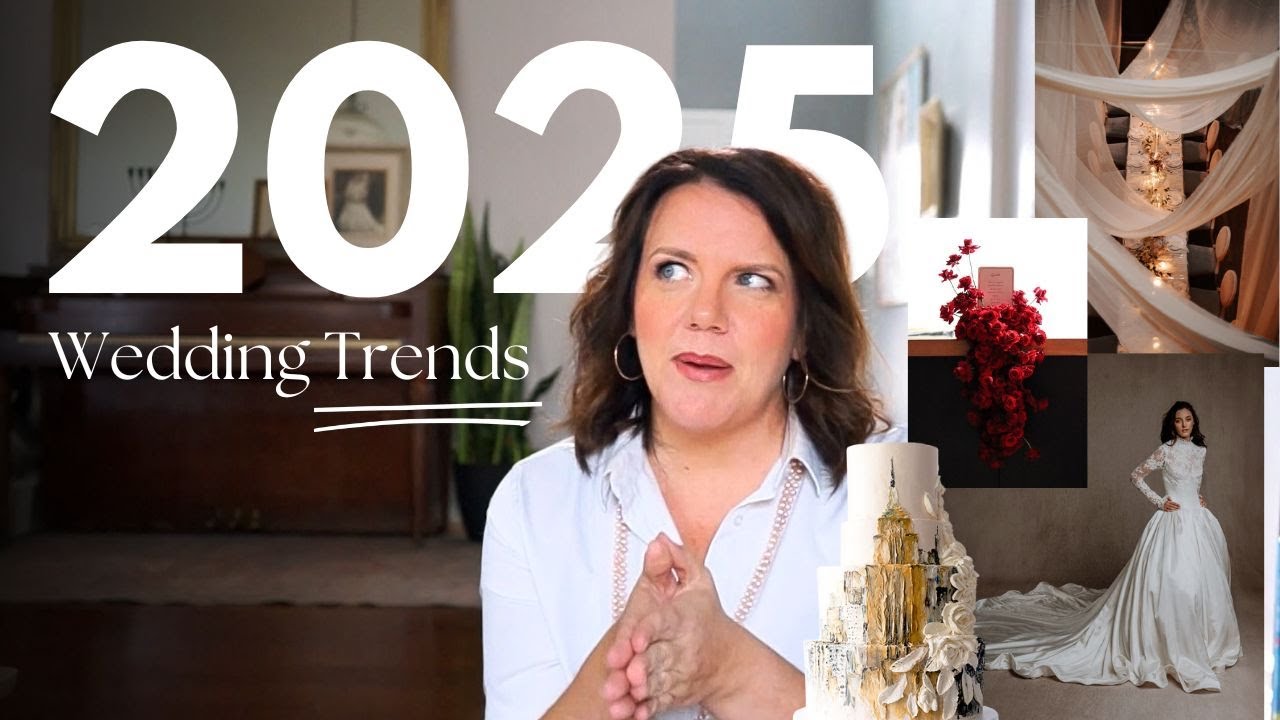 Top 10 2025 WEDDING Trends - Cakes are back!