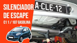Youtube thumbnail of video "Cómo cambiar el silenciador de escape C1 1 / 107 1.0 💨"