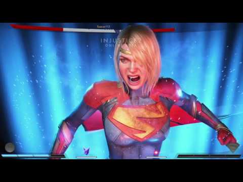 Injustice 2 1st Beta gameplay pt21 - A Last Set w/Supergirl