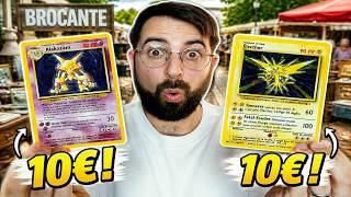 JE TOMBE SUR DES CARTES ULTRA RARES EN BROCANTE… POUR 10€ !! 😱🔥
