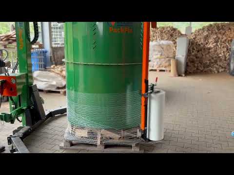 Brennholzherstellung - Unser neuer Packfix im Einsatz