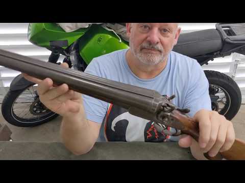 Antique Henry Arms  double barrel shotgun repair using a 0.002 inch copper shim