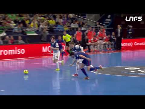 Gol Adri Ortego (0-1) FC  Barcelona Lassa - Ríos Renovables Zaragoza. Cuartos Copa España. LNFS