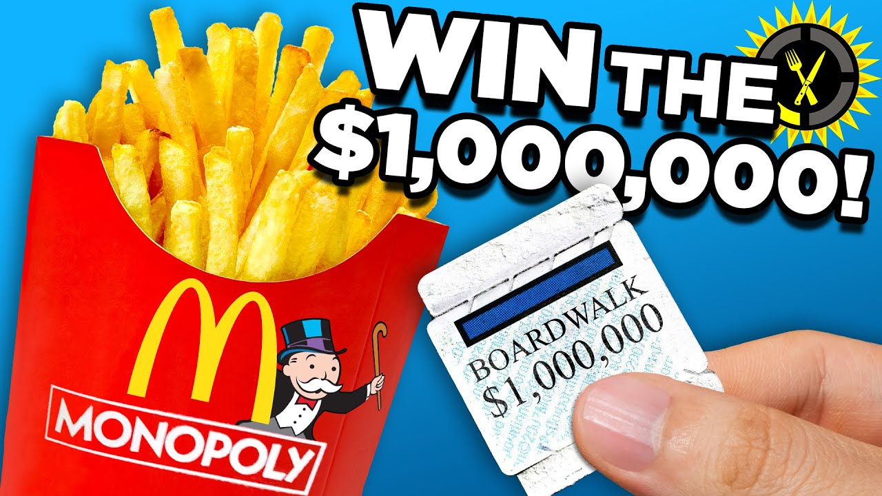 Food Theory: The TRUE Cost of Winning $1,000,000 at McDonald's (Monopoly)