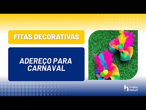 Como fazer - Adereço para Carnaval