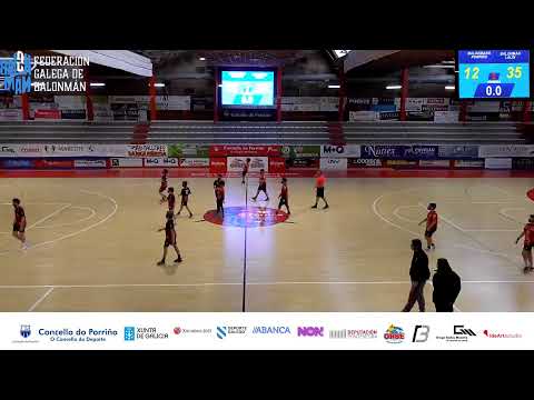 Infantil Masculino. Liga Prata. J9. Balonmano Porriño - Balonmán Lalin