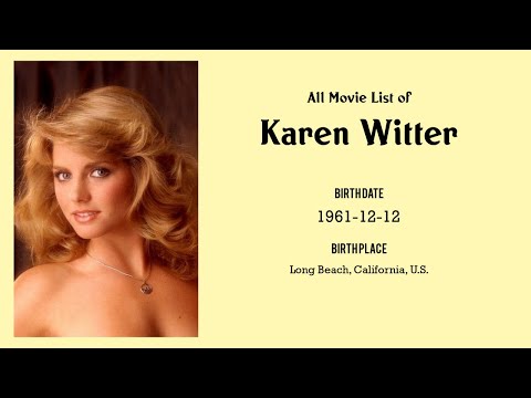 Playmate Karen Witter