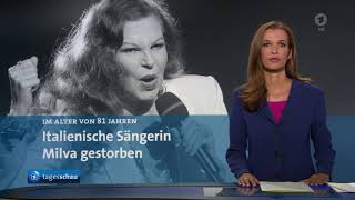 Milva † - Tagesschau