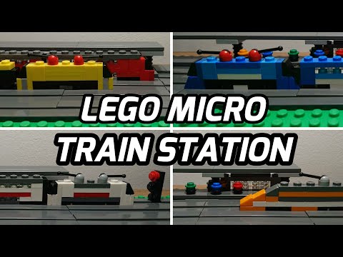 LEGO Micro Train Station!