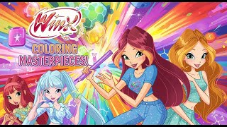 🌸 Coloring Winx Club Flora | Relaxing  Coloring  ✨🎨#WinxClub #Flora #coloringpagesforchildren
