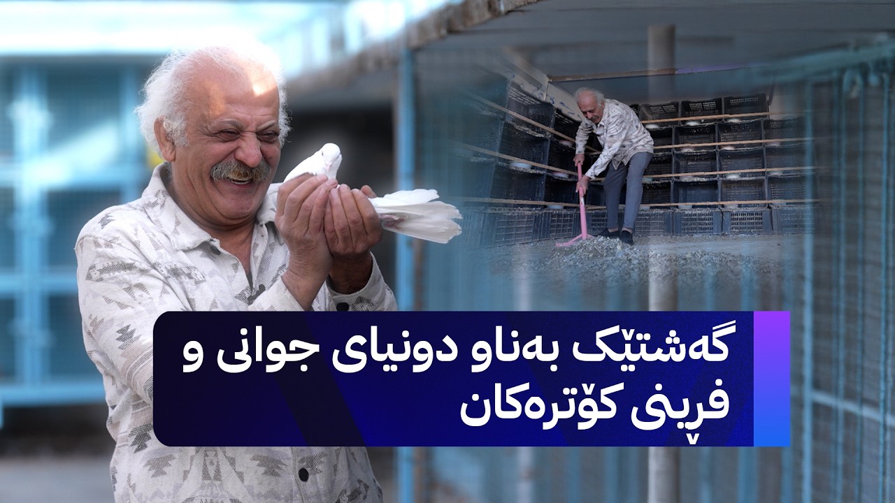 ڤیدیۆ | ژین و فەرهاد؛ گەشتێک بەناو دونیای جوانی و فڕینی کۆترەکان