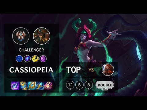 Cassiopeia Top vs Gragas - EUW Challenger Patch 11.3