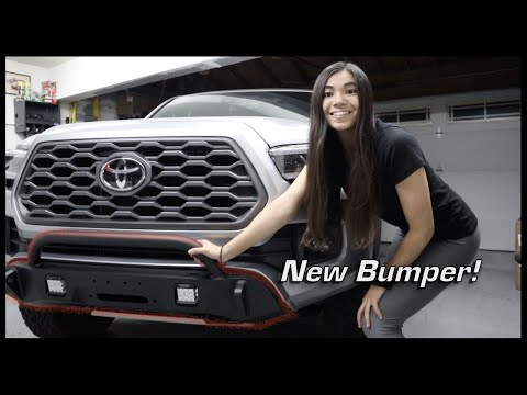 Replacing My Stock Tacoma Bumper | 4WP Off-Road Bumper Install