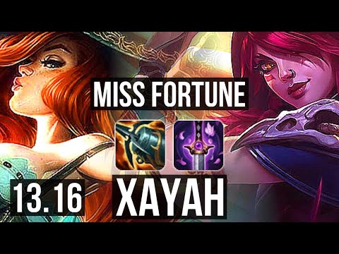 MISS FORTUNE & Nautilus vs XAYAH & Rakan (ADC) | 6/0/3, 1000+ games, Dominating | EUW Master | 13.16