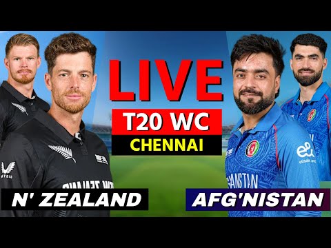 🔴 Live: AFG vs NZ Live Match Today, 4th T20I, T20 World Cup 2026, Live Cricket Scores & Commentary