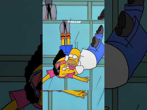 Homero sube al edificio más alto #lossimpson