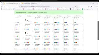 LCPL Calendar Tutorial