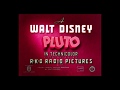 Pluto Rescue Dog 1947 Original RKO Titles