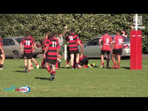 2016 NHRU Round 5 Premier 2 Highlights - Singleton Bulls v Waratah